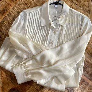Express, Cream Blouse, Never Worn, Size Small